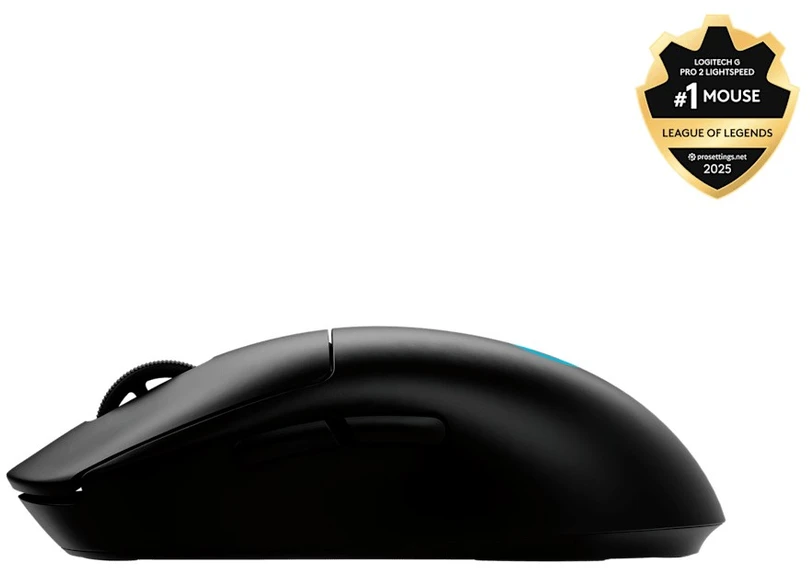 Pelė LOGITECH G PRO 2 LIGHTSPEED - Juodas - 2.4GHZ - EER2-933 - #933