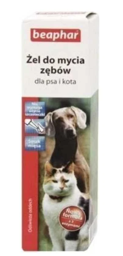 Naminių gyvūnų burnos priežiūros priemonė - gelis Beaphar, 100 ml