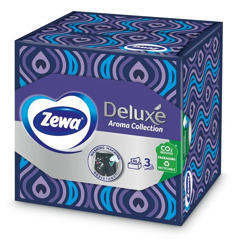Vienkartinės servetėlės ZEWA DELUXE AROMA, 3 sl., 60 vnt.