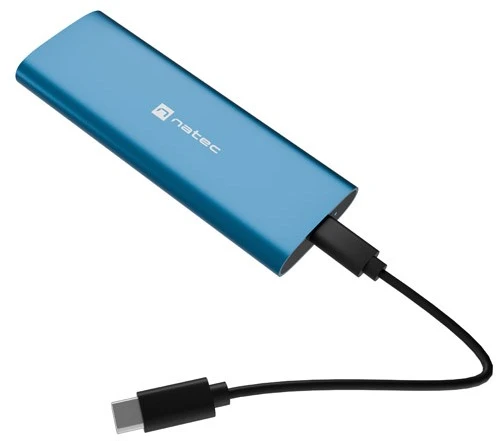 NATEC RHINO M.2 NVME LITE IŠORINIS SSD DĖŽUTĖ USB-C 3.2 GEN 2 HORIZON Mėlynas