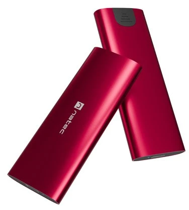 NATEC RHINO M.2 NVME LITE išorinis SSD korpusas USB-C 3.2 GEN 2 RUBY Raudonas