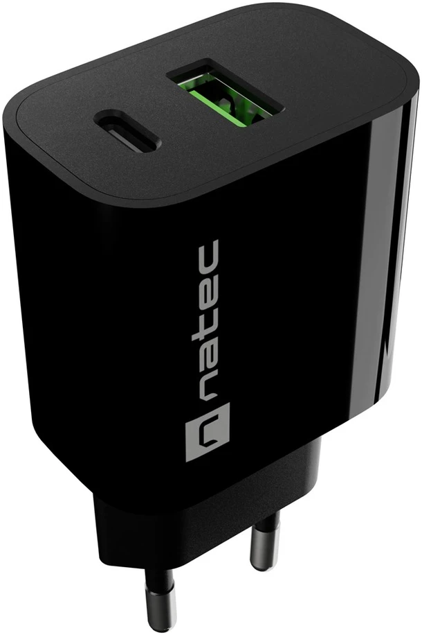 NATEC NUC-2397 mobiliojo įrenginio įkroviklis universalus juodas AC greitasis įkrovimas patalpoms
