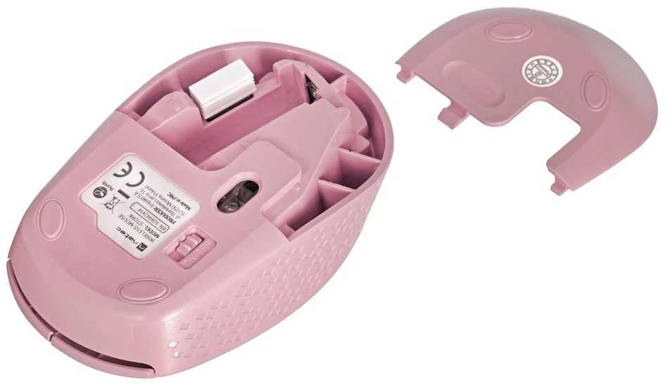Kompiuterio Pelė - NATEC STORK Belaidė Optinė 1600 DPI USB Type-A Ambidextrinė Rožinė