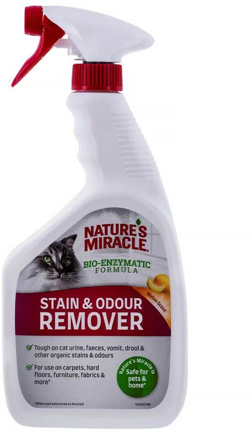 Valiklis kačių dėmėms ir kvapams šalinti Nature's Miracle Stain&Odour REM CAT MELON, 946ml