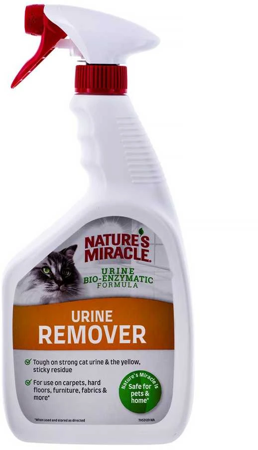 Valiklis kačių dėmėms ir kvapams šalinti Natures Miracle Cat Urine Stain & Odour Remover 946ml
