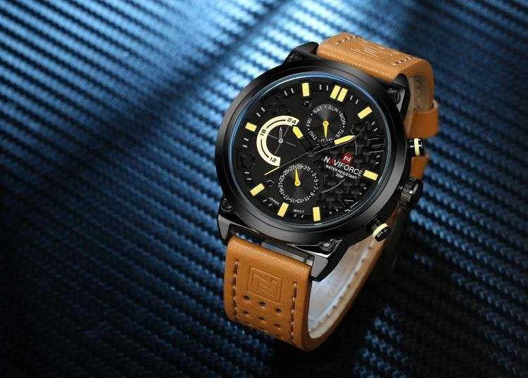 VYRIŠKAS LAIKRODIS NAVIFORCE HUSTER (zn027d) - dirželis
