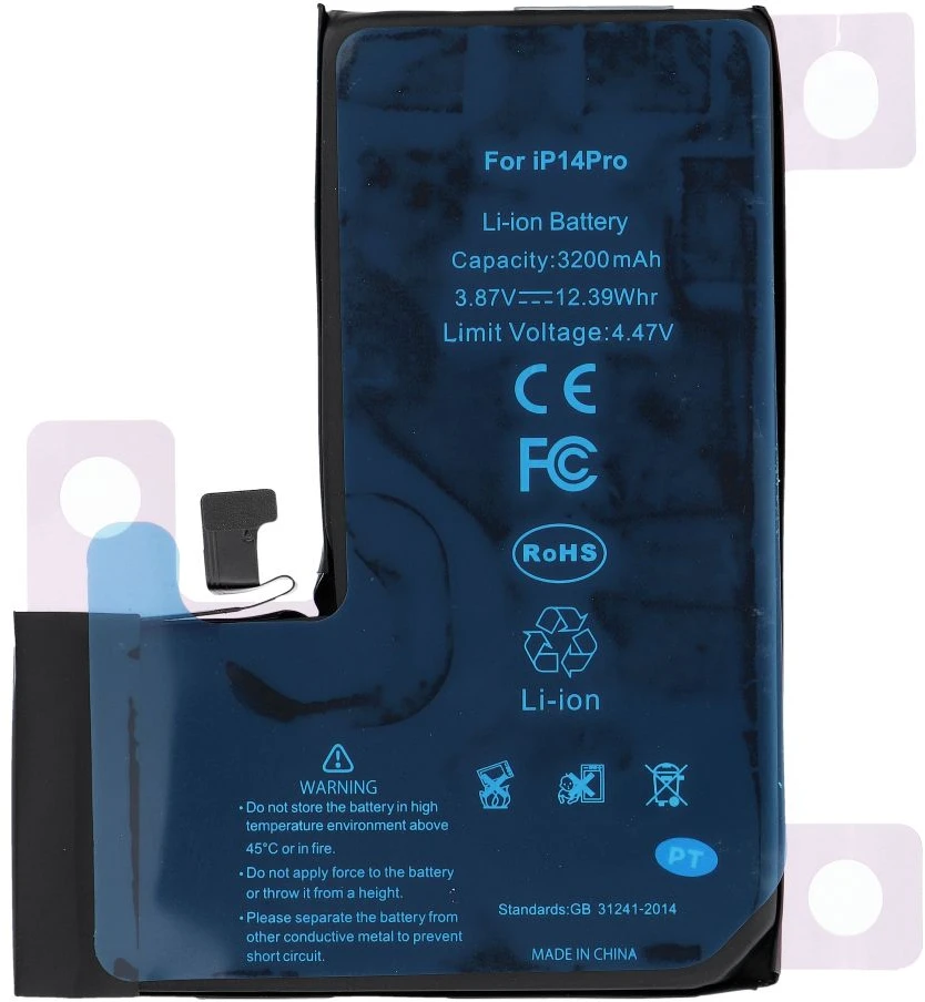 Ncc Baterija for iPhone 14 Pro 3200mAh Diagnosable USED