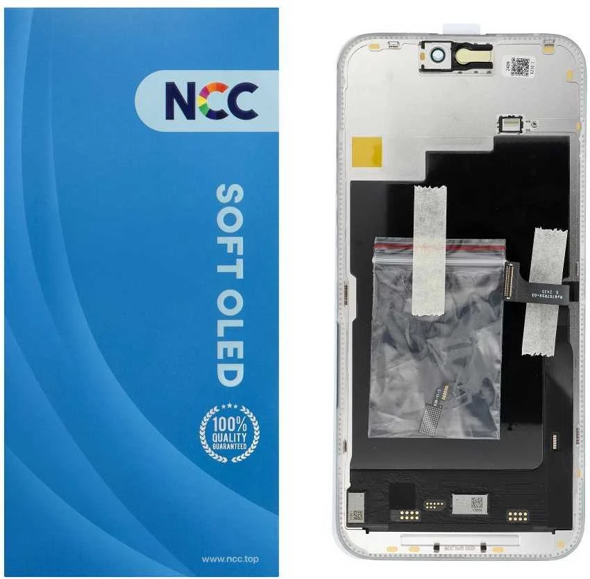 NCC LCD ekranas, skirtas IPHONE 15 Pro Max, minkštas, Oled, 120Hz (palaiko IC transplantaciją)