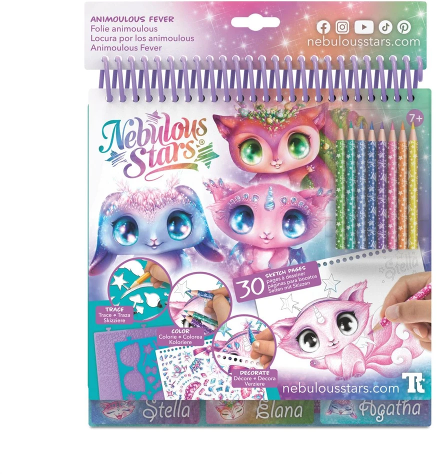 Nebulous_Sta NEBULOUS STARS kūrybinis rinkinys Sketchbook-Animulous Fever, 11141