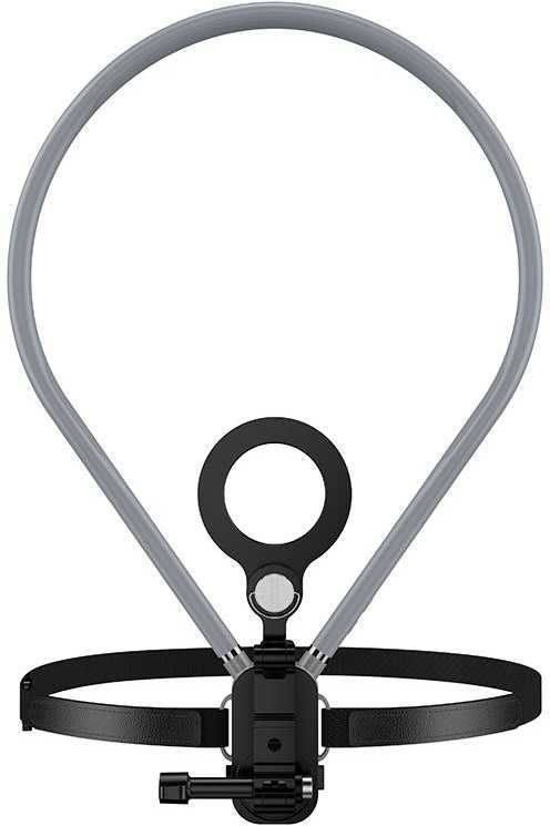 Neck magnetic phone holder Hoco K31 juodas pilka