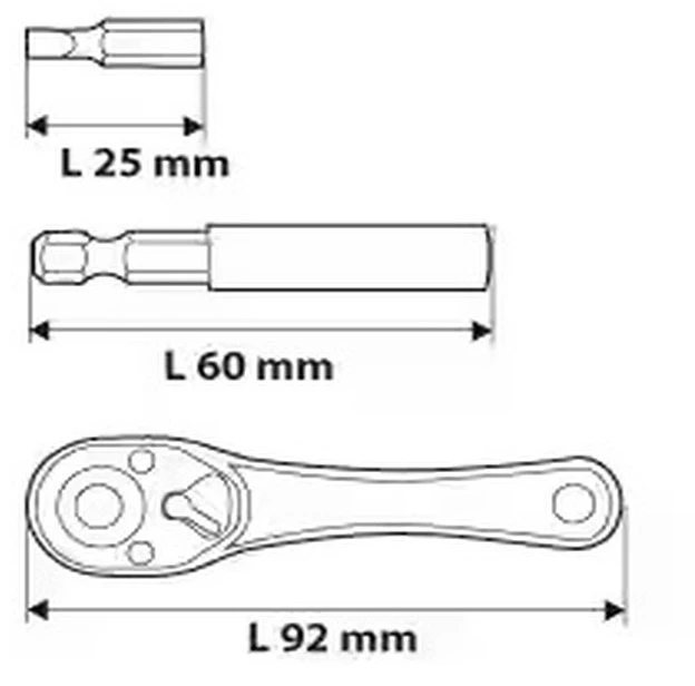 Neo Tools Antgalių rinkinys Neo, 38 vnt