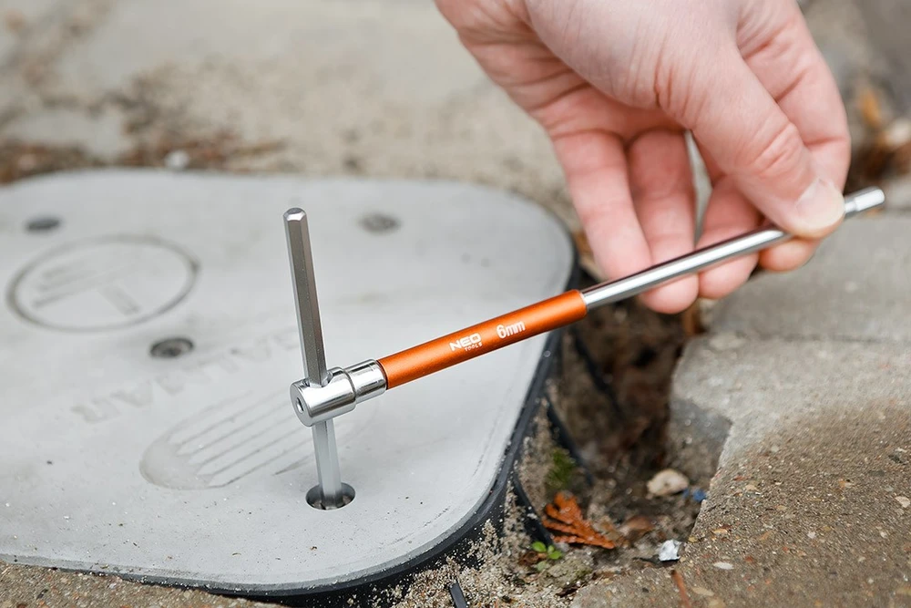 Neo Tools Klucze Smeigtukų raktai 2-10 mm, 10 vnt. rinkinys lentynėlėje