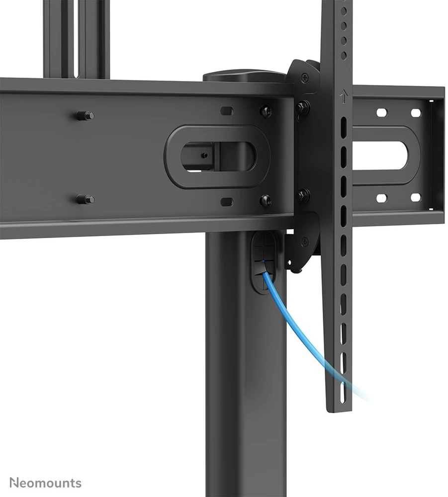 Laikiklis NeoMounts mobilus plokščiaekranis grindų stovas (aukštis: 128-160 cm), 60-100", c:Juodas