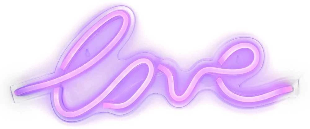 OEM neoninis LED USB - LOVE modeliai