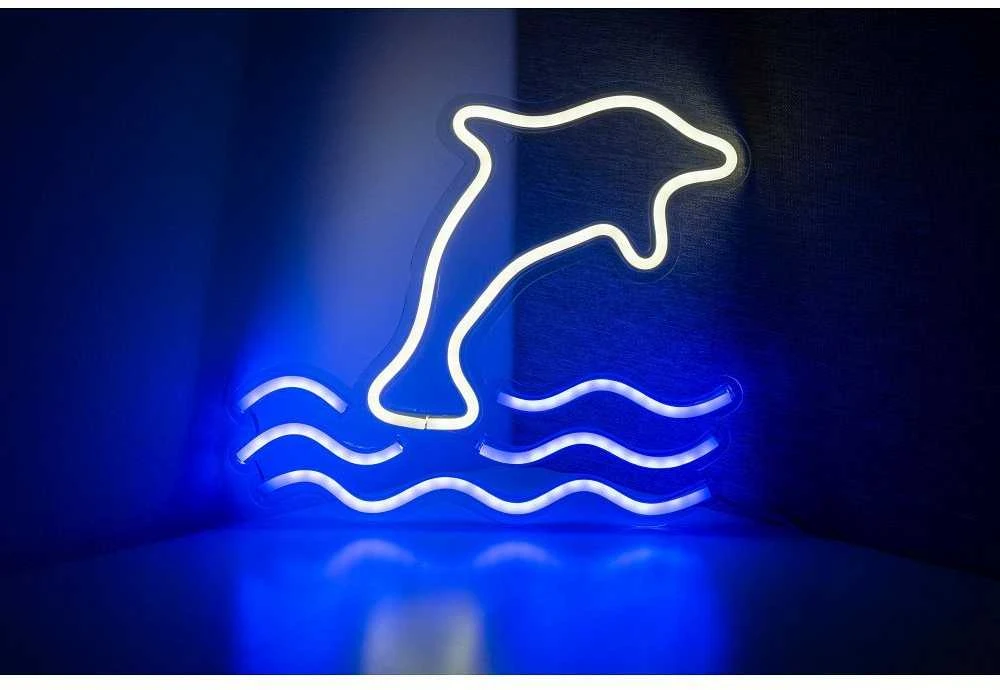 Oem NEON NA ŚCIANĘ LED na USB - Delfin modelis