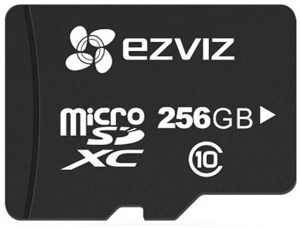 Atminties kortelė Ezviz 256GB UHS-I 10klase Gudrā MicroSD Karte perfektai Full HD videai r90mbps/w50Mbps