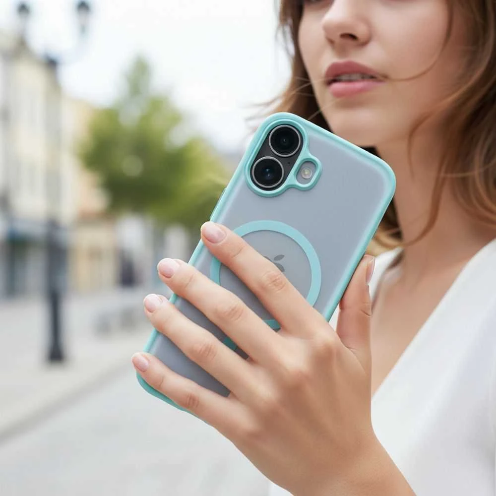 Oem Originalus „iPhone 16 Flexline Mag“ dėklas, suderinamas su „MagSafe“ žalias