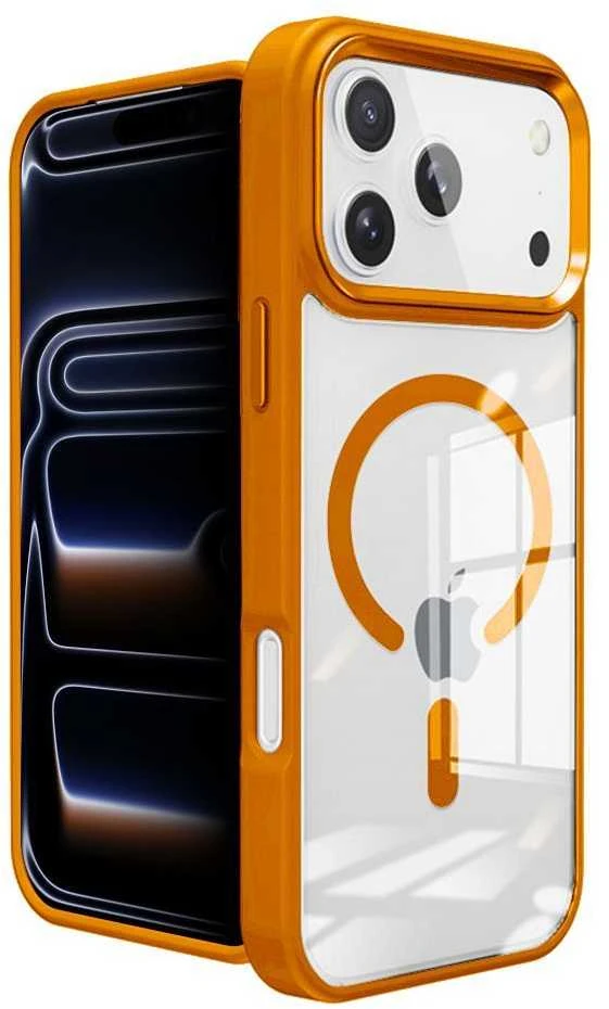 ROAR dėklas MAG BUMPER suderinamas su MagSafe, skirtas IPHONE 16 Pro, oranžinis