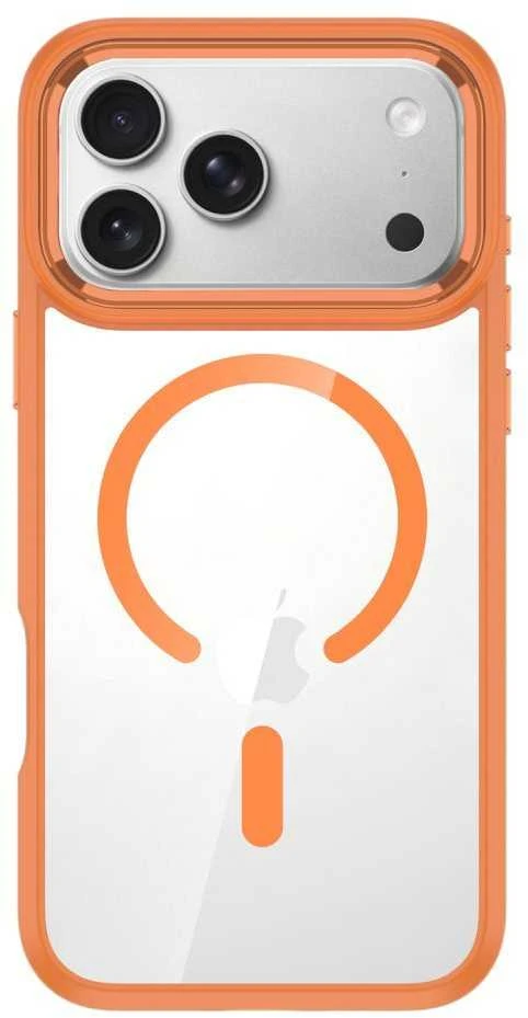 ROAR dėklas MAG BUMPER suderinamas su MagSafe, skirtas IPHONE 16 Pro, oranžinis