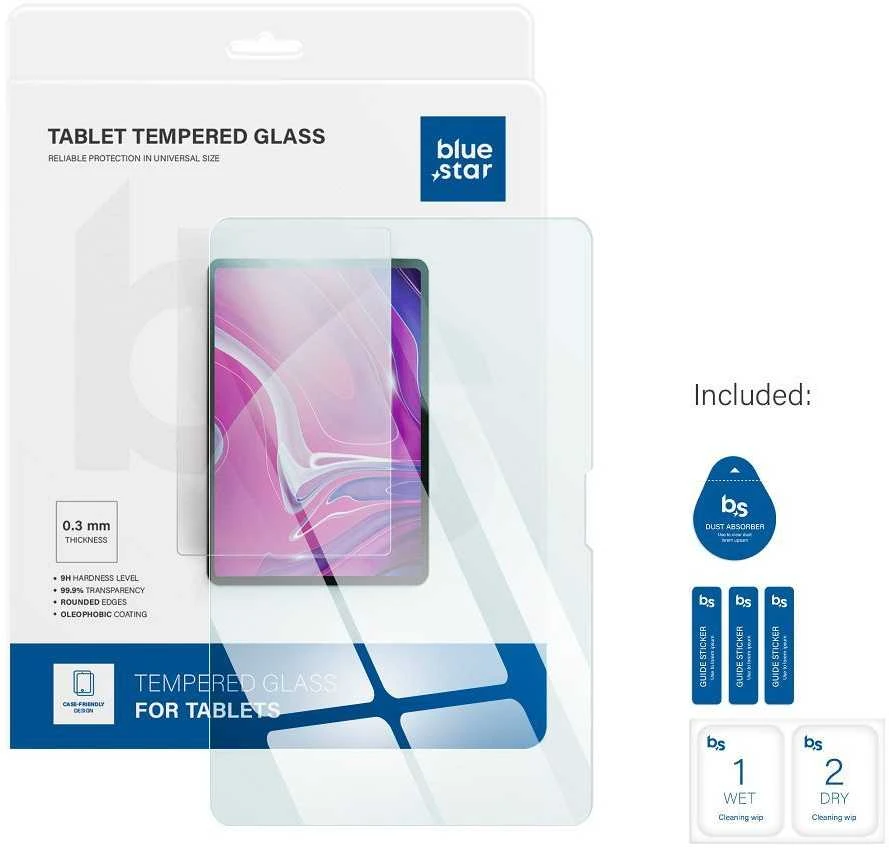 BlueStar Grūdintas stiklas iPad Air 11" (2024) telefonui, mėlynas, žvaigždės spalvos