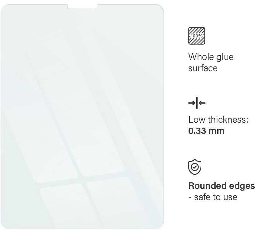 BlueStar Blue Star Grūdintas stiklas iPad AIR 2020 10.9" mėlynai žvaigždutės spalvos