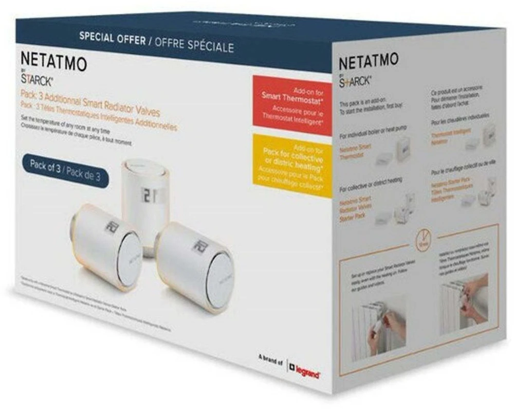 Netatmo NBU-NAV 3-valve kit