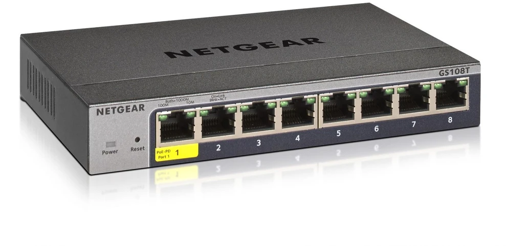 NETGEAR 8 prievadų Gigabit Ethernet Smart Managed Pro jungiklis