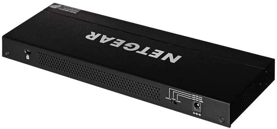 Netgear GS316P Ne-valdomas Gigabit Ethernet (10/100/1000) Juoda Maitinimas per Eternetą (PoE)