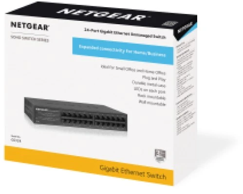 Šakotuvas NETGEAR 24PT GE nevaldomas jungiklis