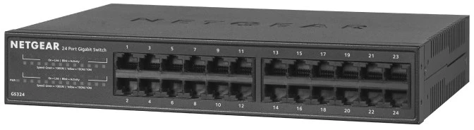 Šakotuvas NETGEAR 24PT GE nevaldomas jungiklis