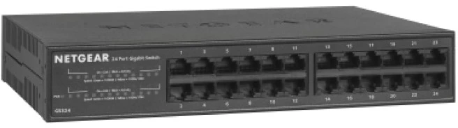 Šakotuvas NETGEAR 24PT GE nevaldomas jungiklis