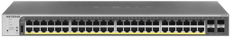 Šakotuvas NETGEAR 52PT GE POE+ išmanusis jungiklis