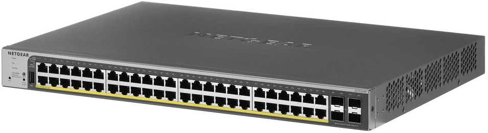 Šakotuvas NETGEAR 52PT GE POE+ išmanusis jungiklis