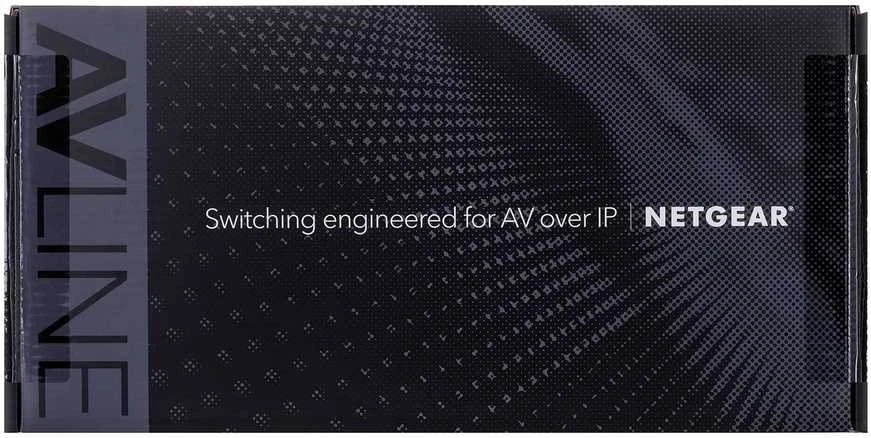 Šakotuvas NETGEAR 12 prievadų AV linija M4250-10G2XF-PoE+ 8x1G PoE+ 240W 2x1G 2xSFP+ valdomas jungiklis