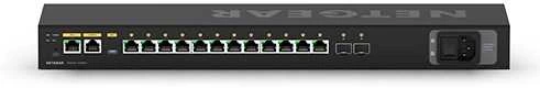 Šakotuvas NETGEAR 14 prievadų AV linija M4250-12M2XF 12x2.5G ir 2xSFP+ valdomas jungiklis