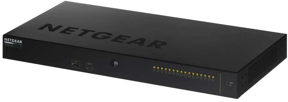 Šakotuvas NETGEAR AV Line M4250-16XF 16x1G/10G Fiber SFP+ valdomas jungiklis