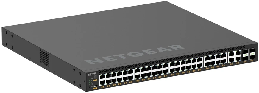 Šakotuvas NETGEAR MSM4352 valdomas L3 2.5G Ethernet (100/1000/2500) Maitinimas per Ethernet (PoE) 1U Juodas