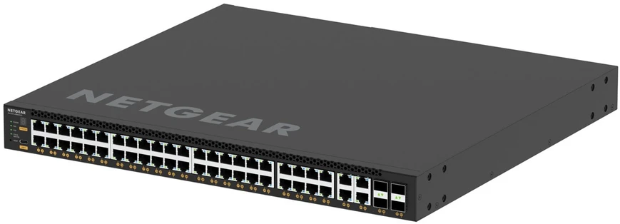 Šakotuvas NETGEAR MSM4352 valdomas L3 2.5G Ethernet (100/1000/2500) Maitinimas per Ethernet (PoE) 1U Juodas