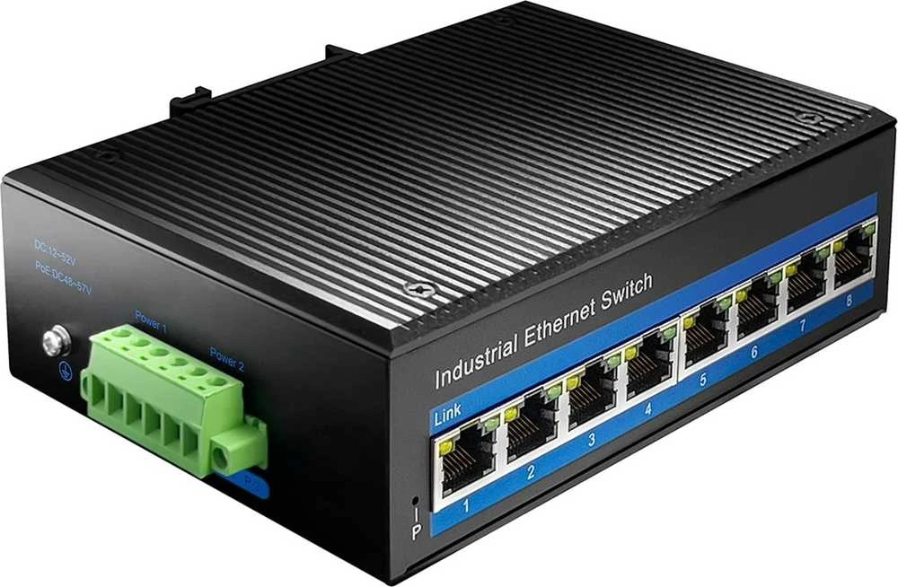 Šakotuvas Network switch/switch - Cudy IF1008P (10/100) Juodas