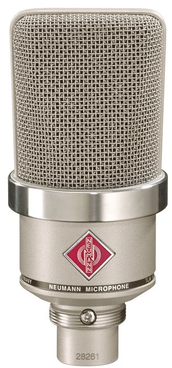 Neumann TLM 102 NI - didelės diafragmos kondensatorinis mikrofonas, nikelio spalvos