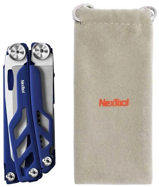 NexTool FLAGSHIP Pro NE20271 16-in-1 multitool, mėlynas + belt pouch