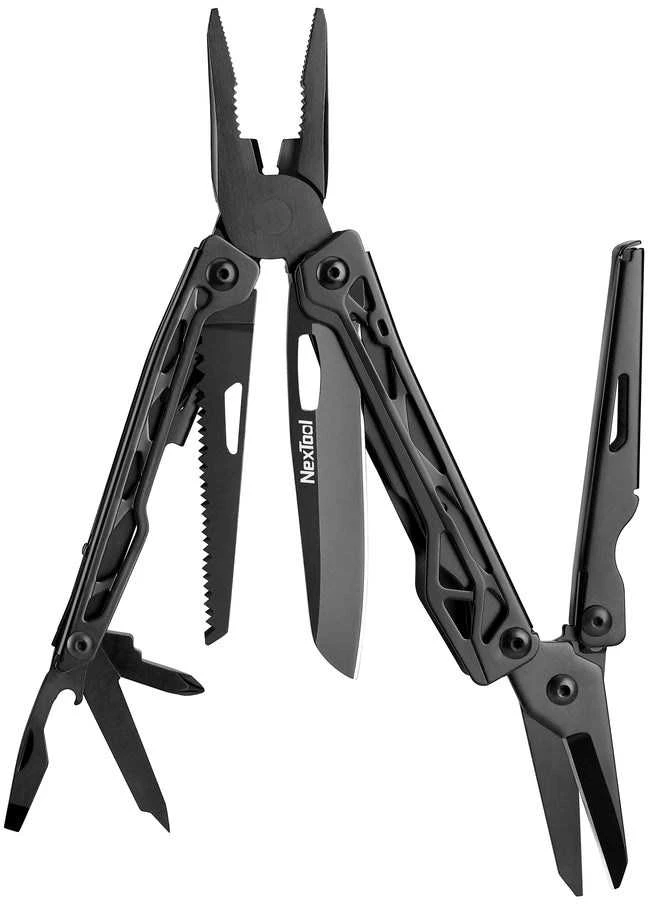 BlackKnight Nextool daugiafunkcis įrankis išskleistas