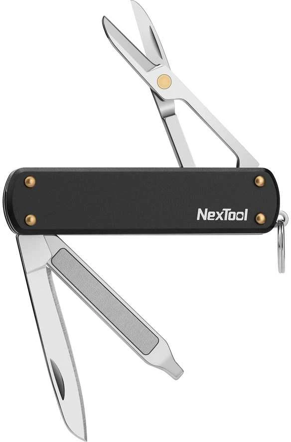 NexTool Mini Pocket Knife NE0141 4-in-1 juodas