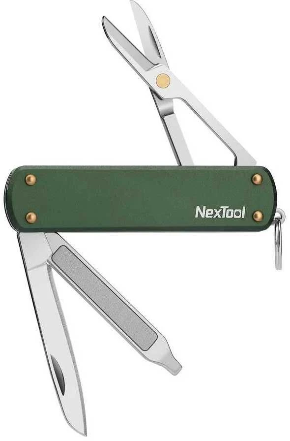 NexTool Mini Pocket Knife NE0143 4-in-1 žalias