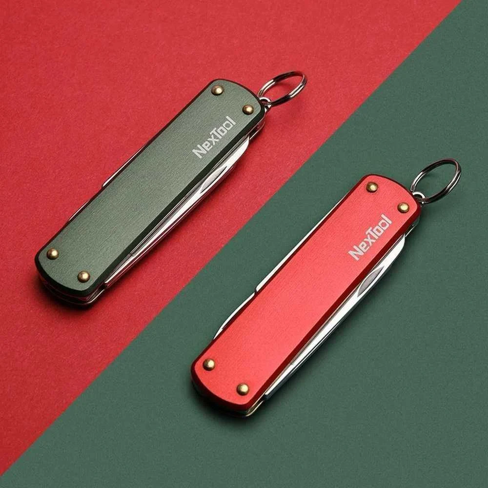 Mini kišeninis peilis Nextool NE0142 - raudonas