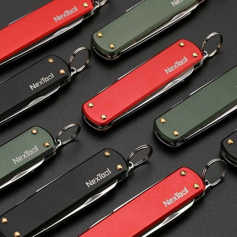 Mini kišeninis peilis Nextool NE0142 - raudonas
