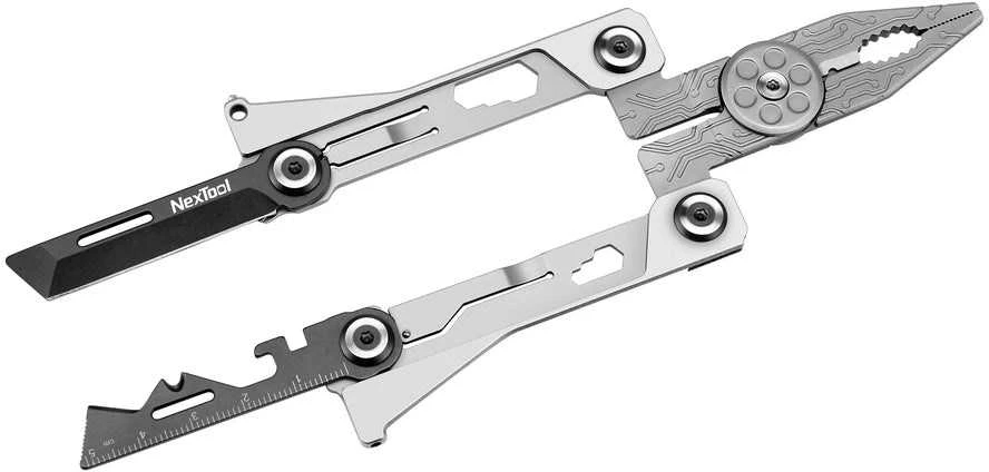 - Daugiafunkcis įrankis Nextool Sidabrinis Blade EDC 14in1 NE20182