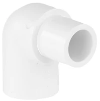 Nibco Alkūnė 409-005, PVC-U, 1/2″x90° klijuojama išorė/vidus