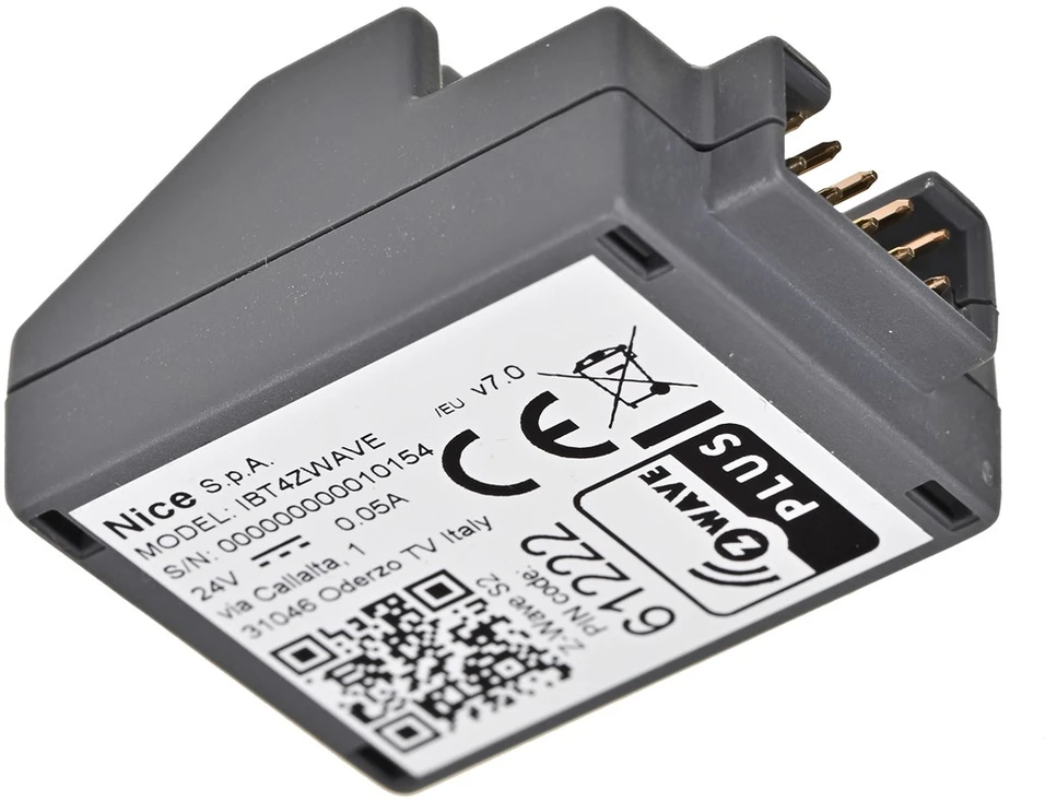 Nice IBT4ZWAVE remote control accessory