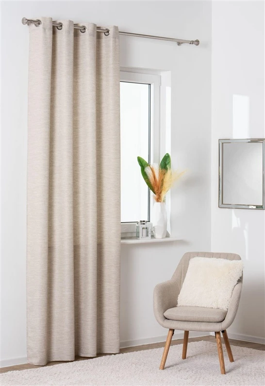 Night curtain Splendid Tessu. light pilkas. 140 cm x 260 cm